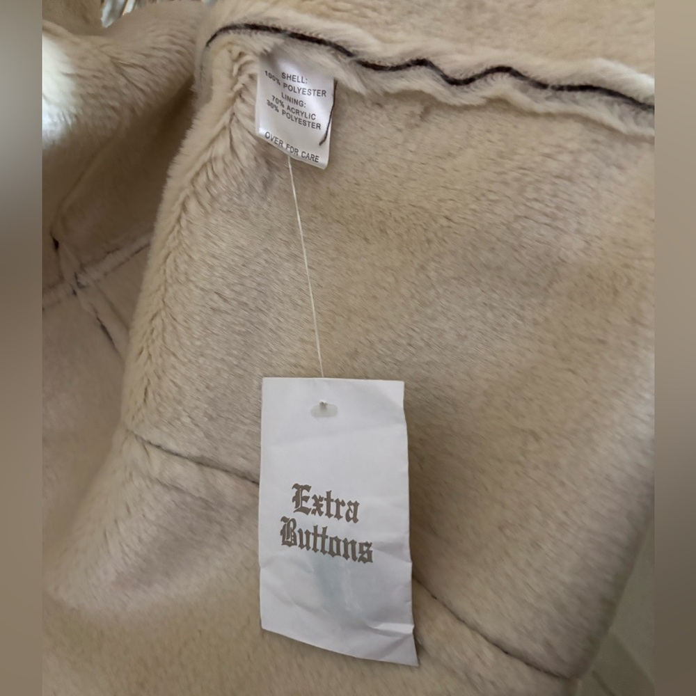 Vintage Marvin Richards Faux Shearling Coat - Picture 9 of 13